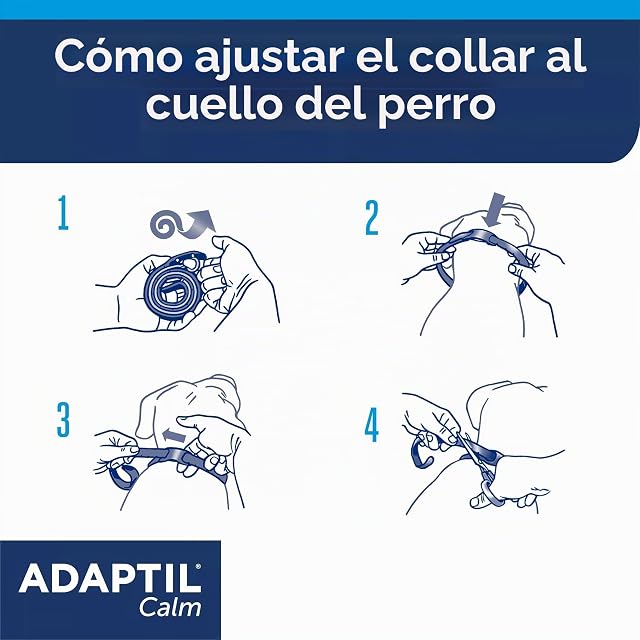 Foto 4 de 8 de ADAPTIL Calm - Collar calmante para Perros, Talla M/L, medianos y Grandes, feromonas calmantes, Alivio…