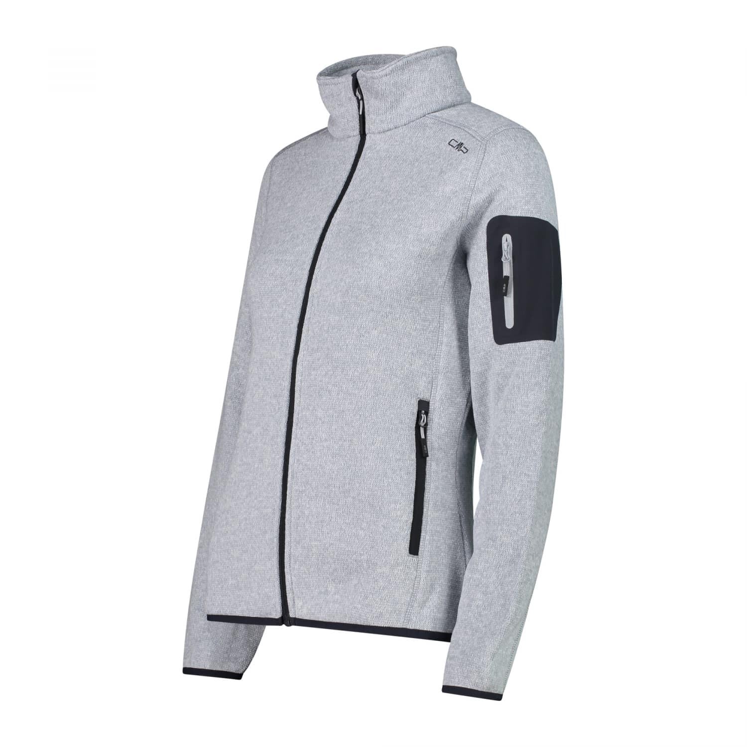 CMP Damen Strick Fleece Jacke Fleecejacke Fleecepullover