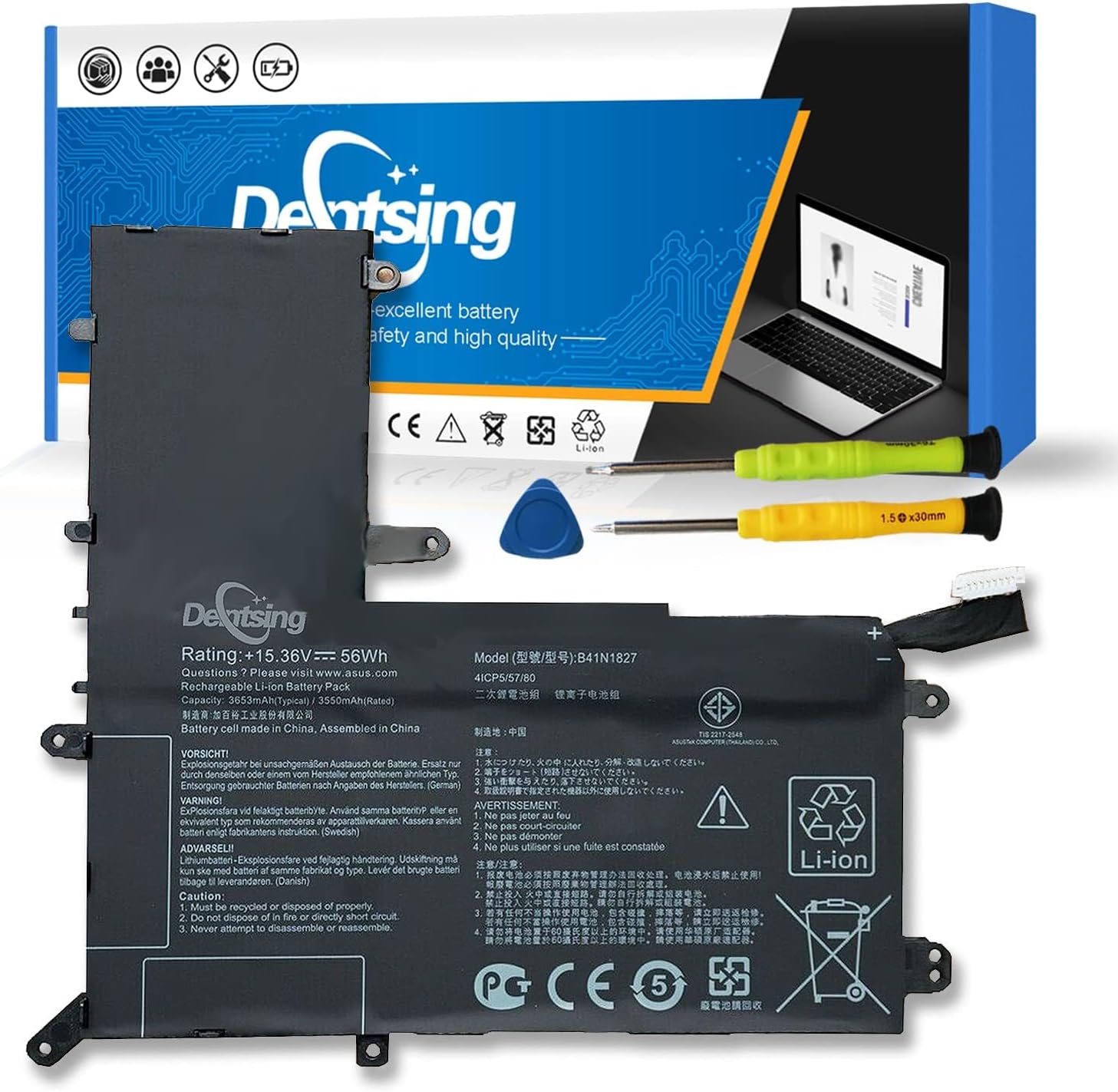 Dentsing B41N1827 Laptop Battery Replace for Asus Australia Ubuy