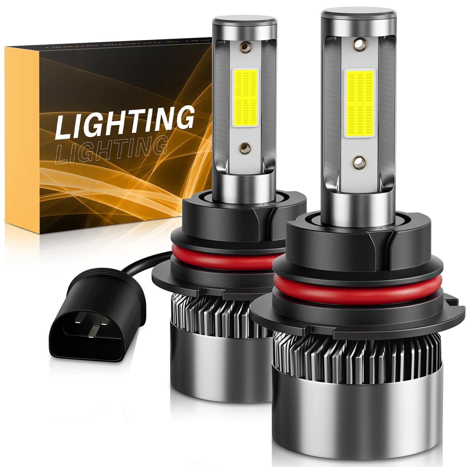 Photo 1 of WISONDAP ????/??? Bulbs 6500K Cool White, Backup 1:1 Beam with Cooling Fan Quick Install IP68 Waterproof Off Road Lights Off-Road Use Only, Pack of 2