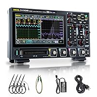 Vista 1 de Osciloscopio digital Rigol DHO924S de 250MHz de banda de frecuencia + resolución vertical de 12 bits + velocidad de muestreo máxima de 1.25 GSa/s +