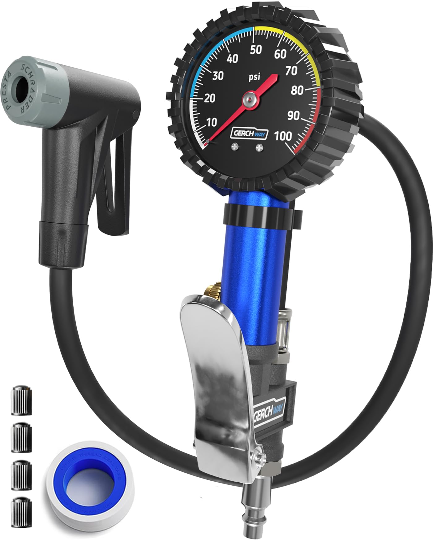 Tiretek Bicycle Tire Pressure Gauge Presta TireTek Road Bike Tire