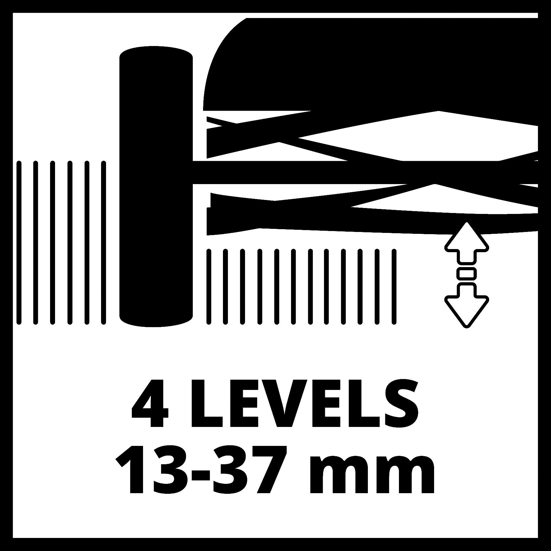 Einhell Tagliaerba a spinta GC-HM 400 (largh. Taglio 40 cm, regolazione altezza taglio su 4-livelli di 13-37 mm, vano raccolta 27 l, 5 rulli elicoidali, consigliato per prati fino a 250mq)