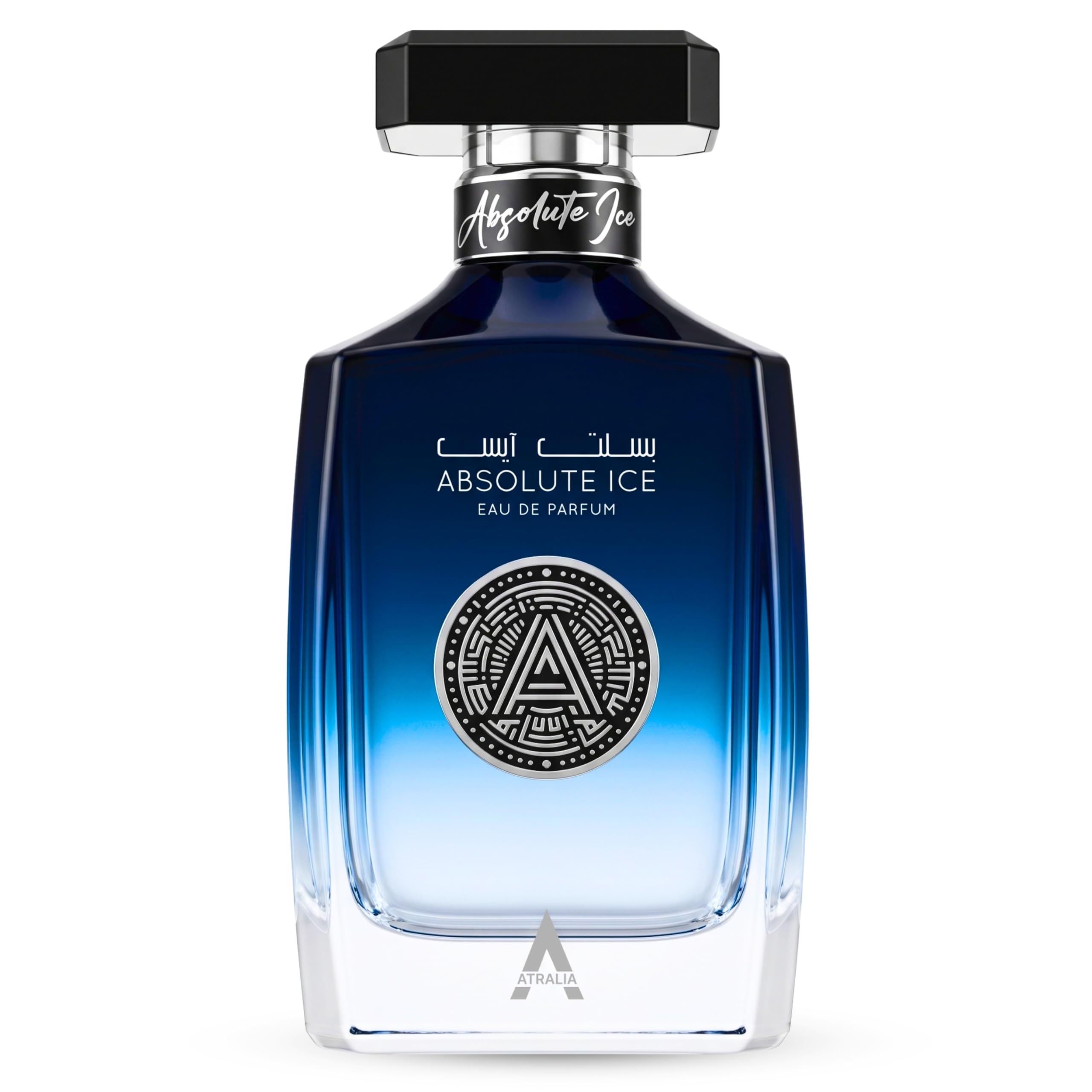 Atralia Absolute Ice Eau de Parfum Spray, 100 ml, fragancia aromática fresca con bergamota, tomillo, anís, geranio, lavandina, azahar y almizcle blanco | Perfume fresco, afrutado, cítrico, audaz