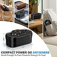 Vista 6 de Limpiador ultrasónico, limpiador de joyas de 48 KHz, 13.5 fl oz, limpiador ultrasónico de retención para gafas, anillos, correa de reloj, collar