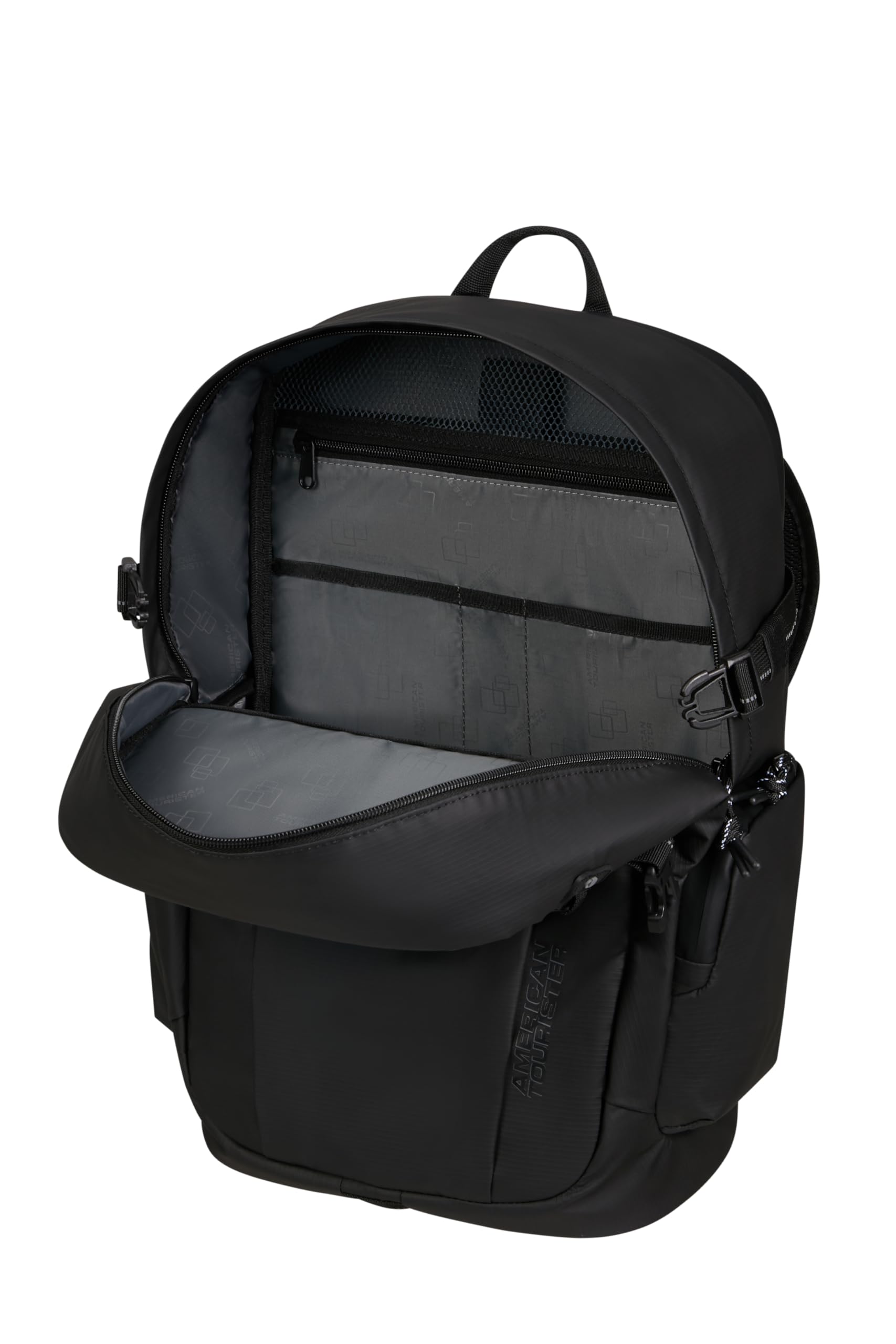 American Tourister Upventure - Backpack per laptop 15,6 pollici, 44 cm, 26,5 L, nero (nero)