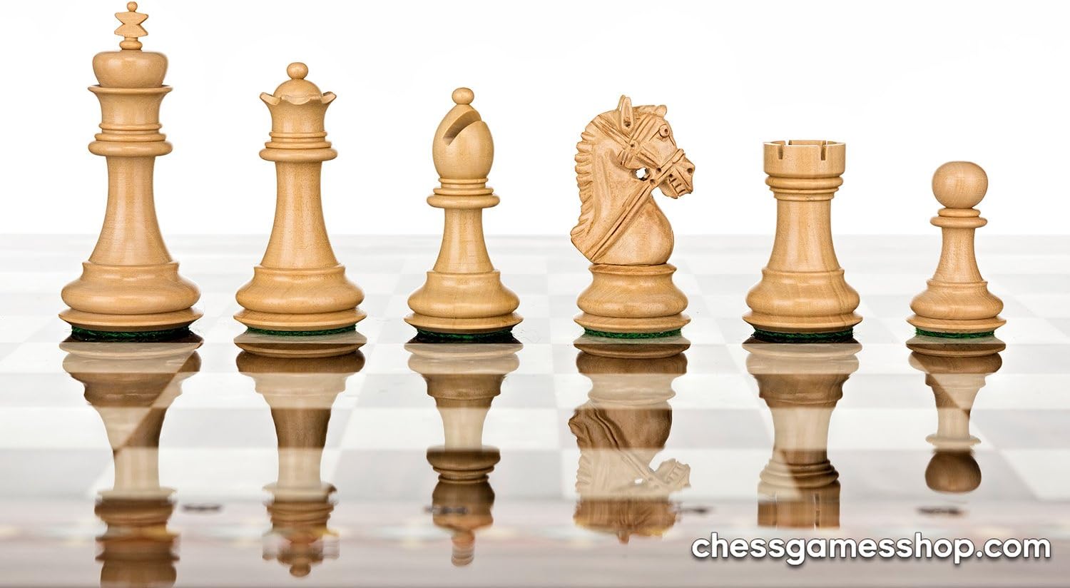Luxury Handmade Chess Set-Wooden Chessmen, Walnut Mosaic Chess Board-Extra Queens