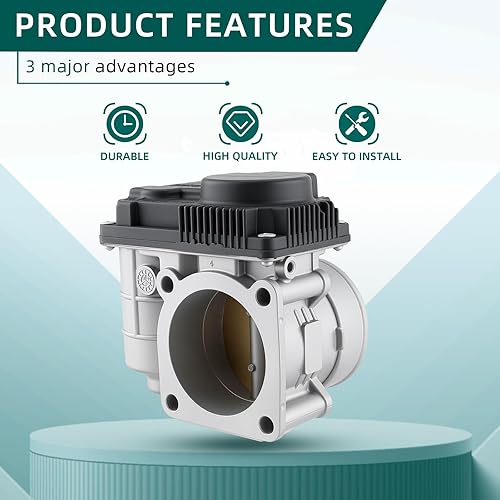 Miniatura 6 de AUTOKAY 16119-AE013 Nuevo cuerpo electrónico del acelerador con sensores TPS para Nissan Sentra Altima 2002-2006 X-Trail 2005 2006 2.5L L4 RE#