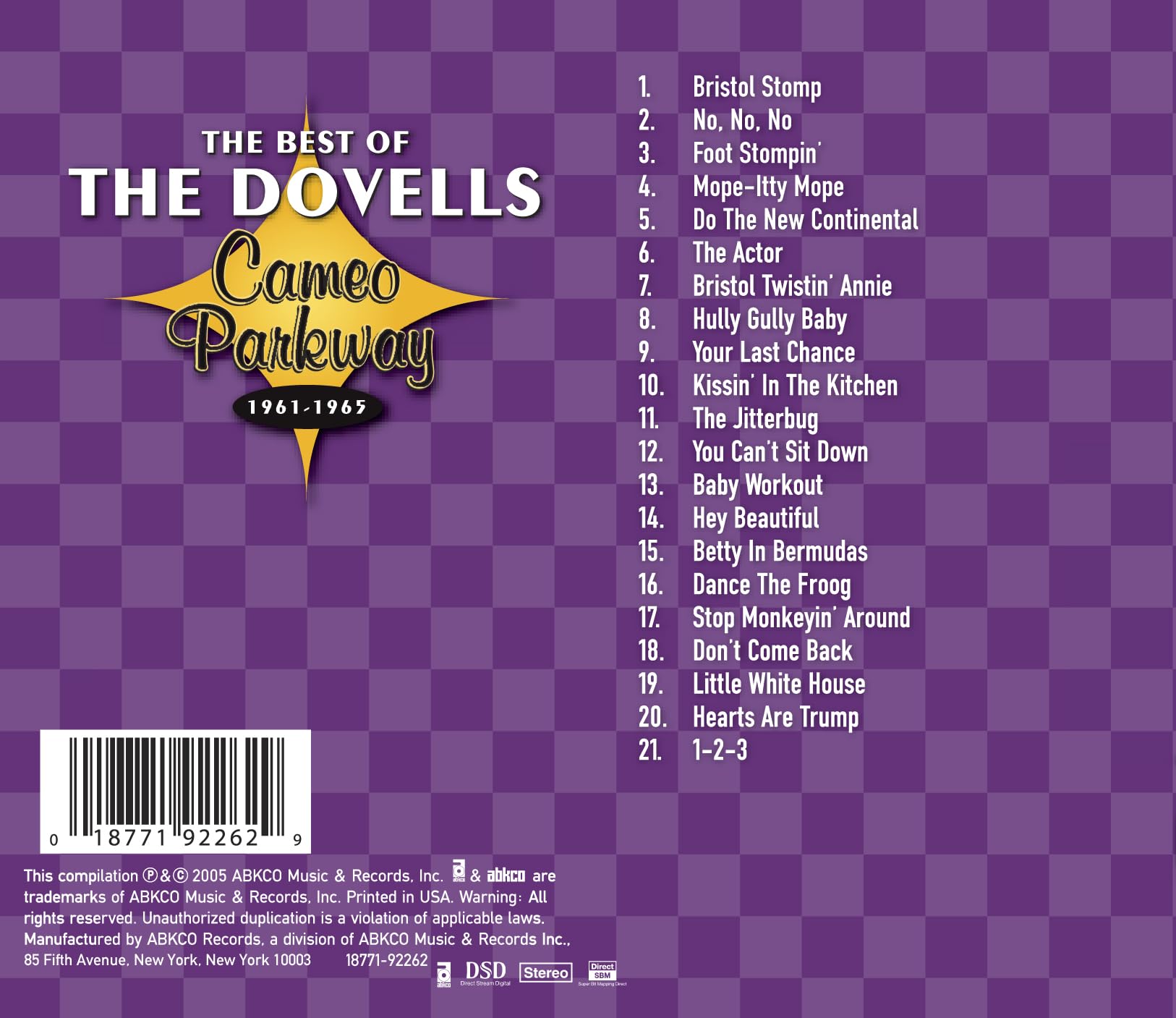 Best Of The Dovells 1961-65