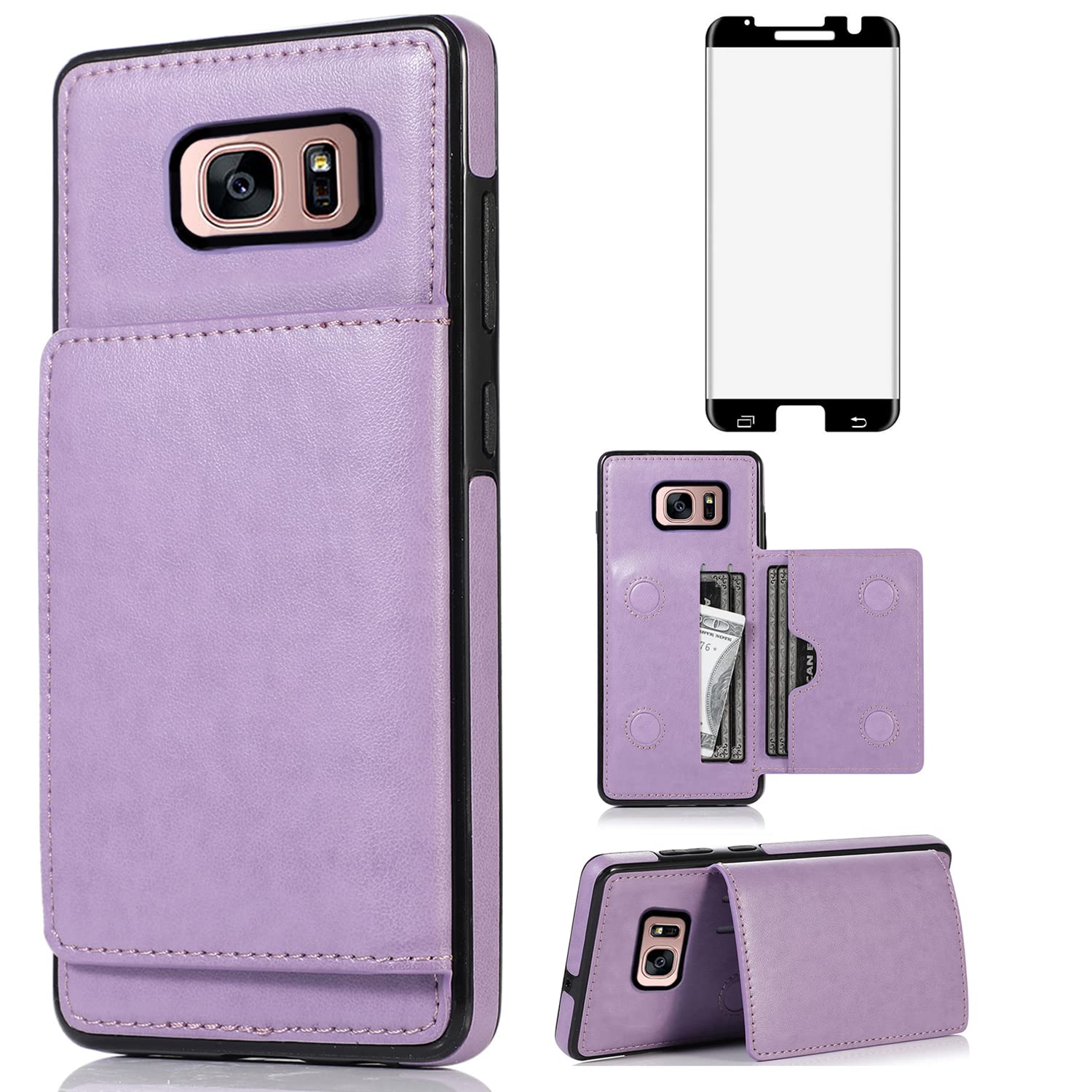 Asuwish Compatible With Samsung Galaxy S7 Edge Phone Accessories