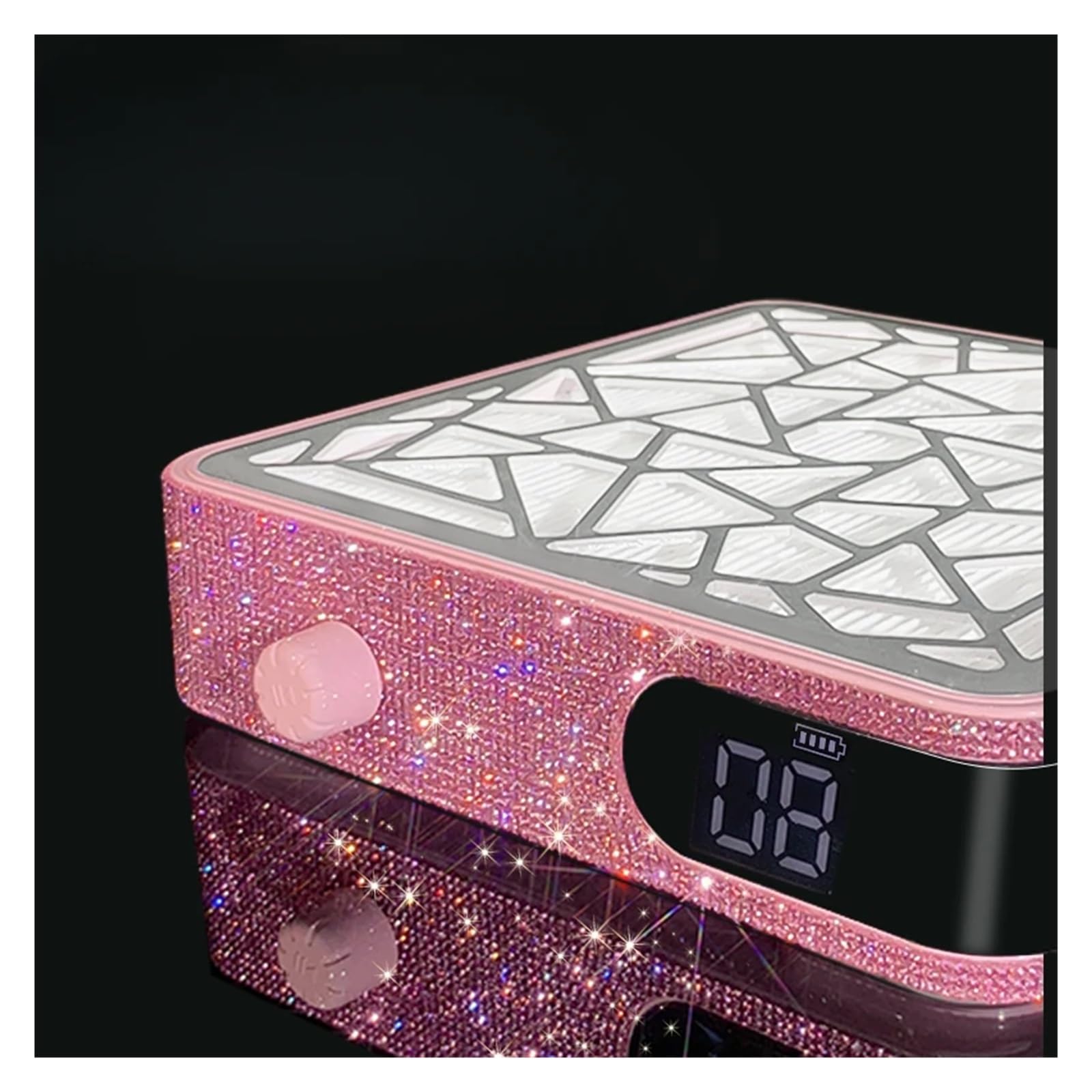 MRKU Ponceuse à Ongles avec collecteur de poussière, Filtre Lavable, Aspiration silencieuse, aspirateur pour manucure, Grand Format, élimine Les résidus sans Laisser de Traces de poussière, incrusté