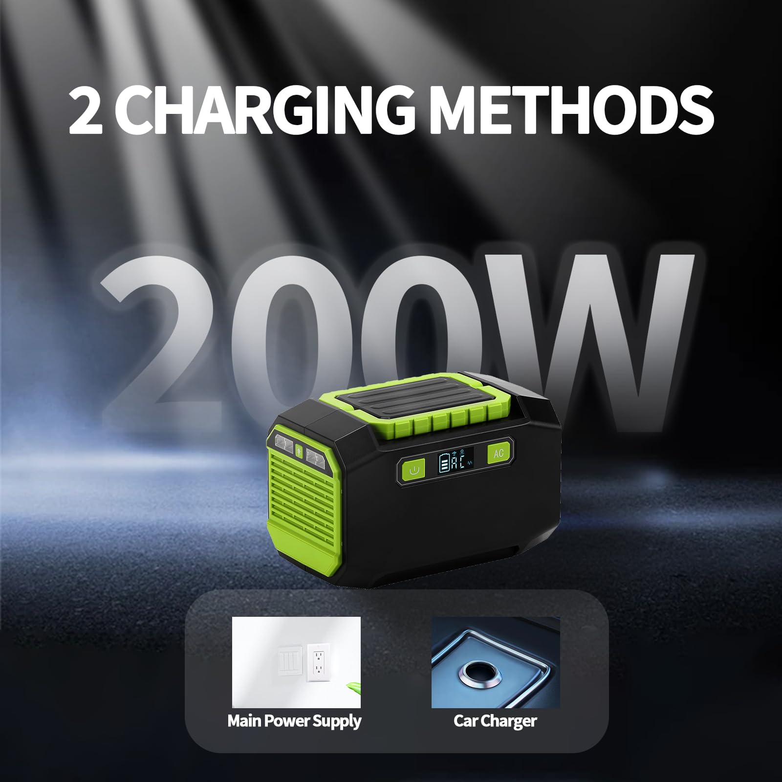 TXL Kit batteria portatile da 145 Wh per Starlink Mini, uscita CA a onda sinusoidale pura da 200 W, porte USB/DC, alimentatore di emergenza all'aperto per pesca, viaggi in camper (dispositivo Starlink