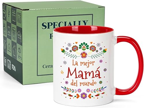 Miniatura 8 de Cabtnca La Mejor Mama Del Mundo, regalos para mamá en español, taza de café para mamá, regalo para mamá, regalos de Navidad para el día de la madre