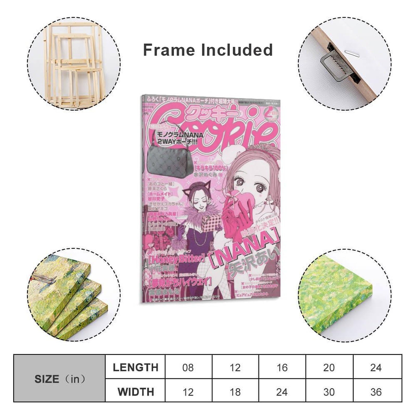 275 nana(●'ｗ'●) Amazon.com: TVLV Vintage Nana Anime Poster 28 Picture Print Wall