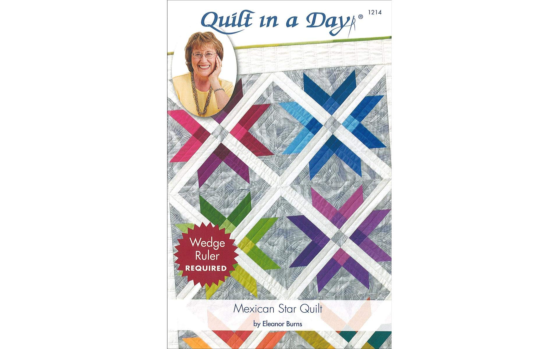 Mexican Star Quilt patron Eleanor Burns pour plaid de salon