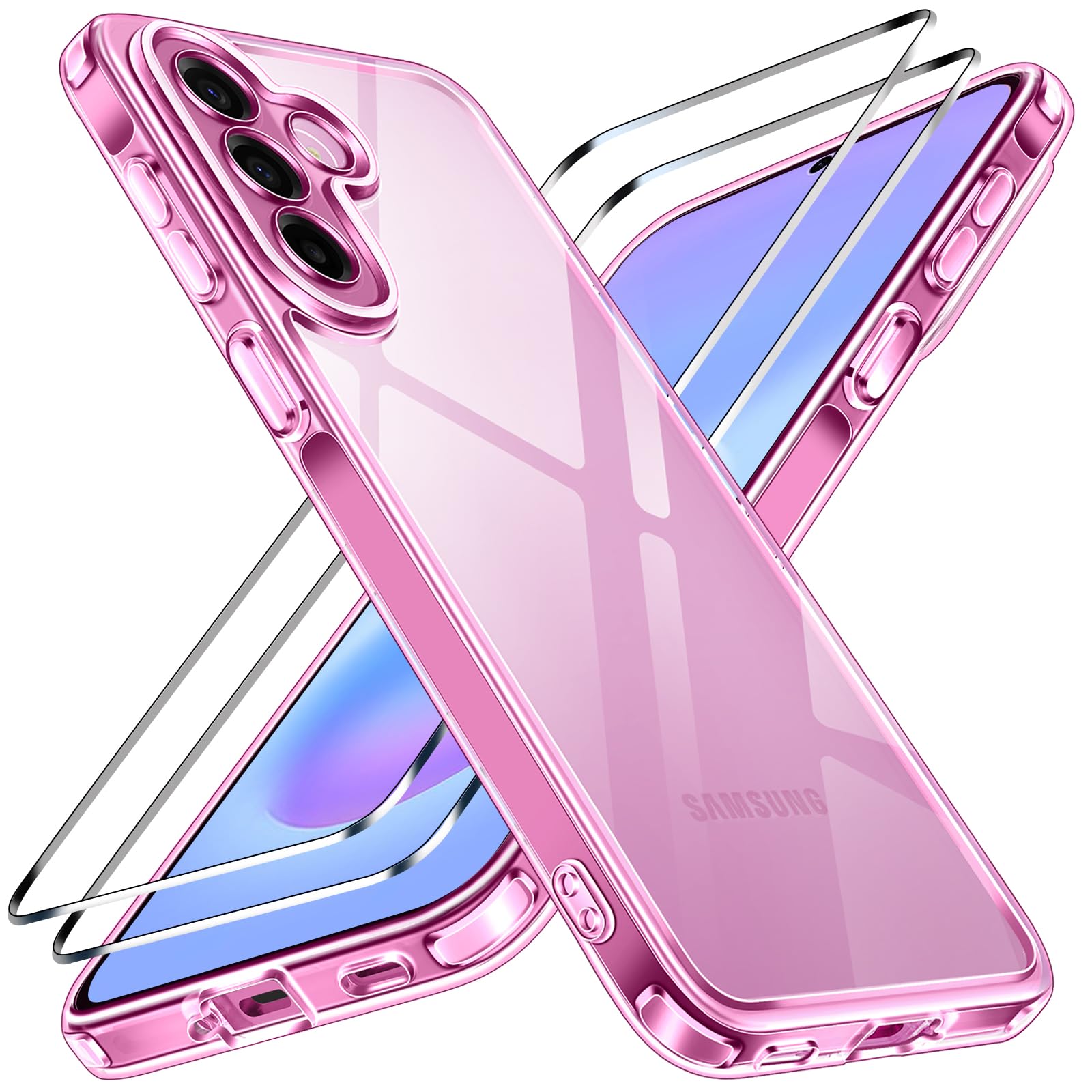 ivoler Coque 3 en 1 Compatible avec Samsung Galaxy A57 5G - Étui Antichoc avec P