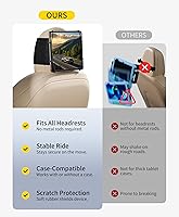 Vista 5 de FANGOR Paquete de 4 Soportes para Tableta para Coche