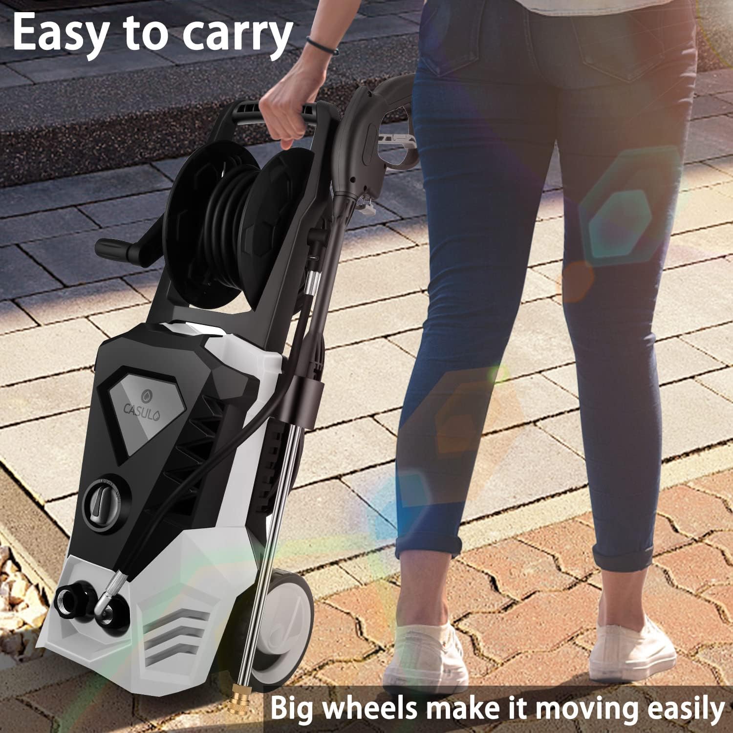 🛒 Crazy Deals Electric Pressure Washer Power Washer 1800w high Pressure Washer Car Washer with 5 Nozzles Built-in Detergent Tank,Hose Reels,Best for Cleaning Homes, Cars, Driveways, Patios Super Brands Electric Pressure Washer Power Washer 1800w high Pressure Washer Car Washer with 5 Nozzles Built-in Detergent Tank,Hose Reels,Best for Cleaning Homes, Cars, Driveways, Patios
