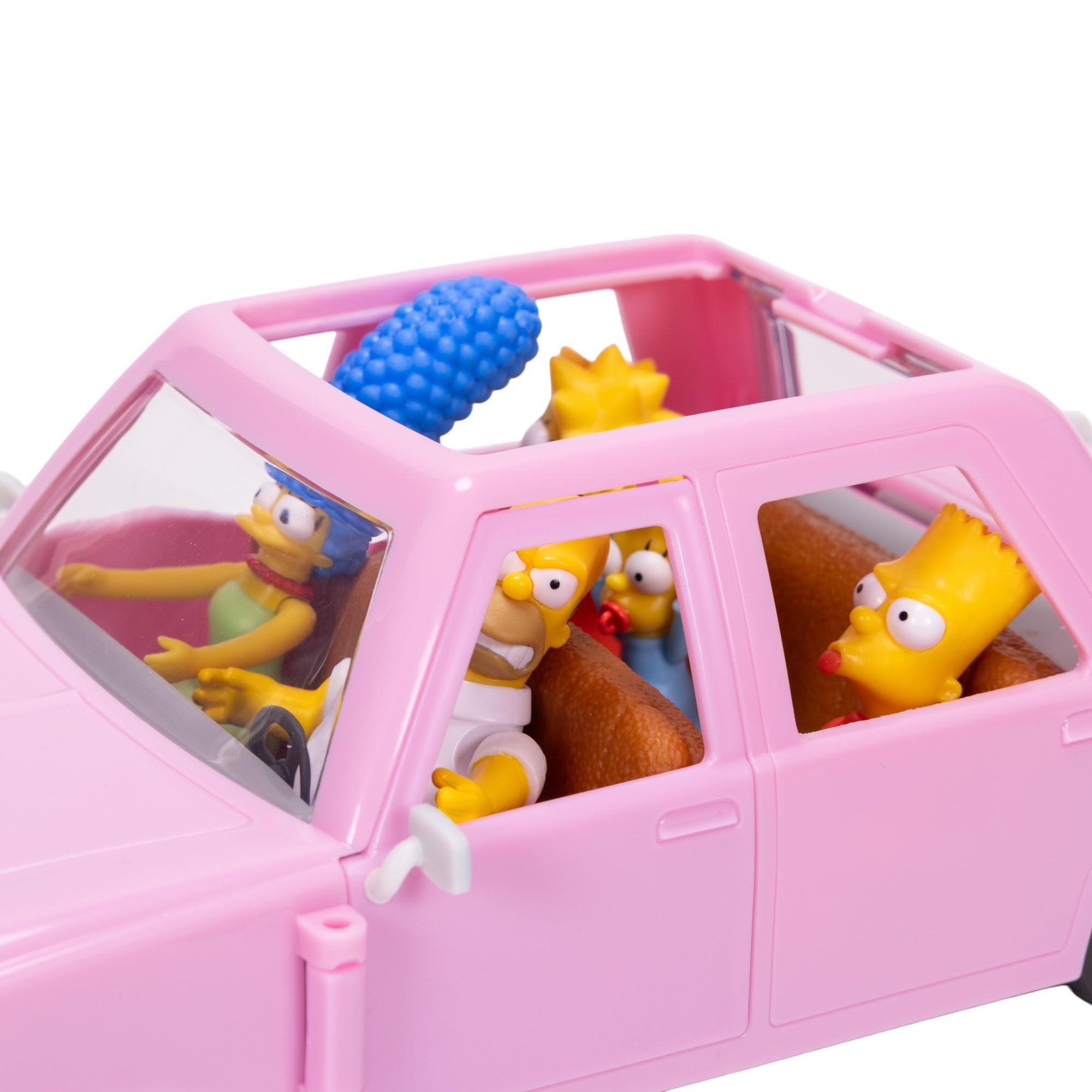 The Simpsons Famiglia figure con veicolo berlina Playset