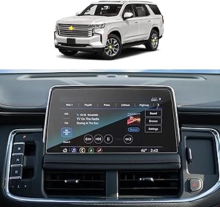 2021 2022 2023 Tahoe Suburban Yukon Infotainment 3 Plus System 10.2In Screen Protector Foils Navigation Display Tempered Glass 9H Hardness HD Clear LCD GPS Touch Screen Protective Film