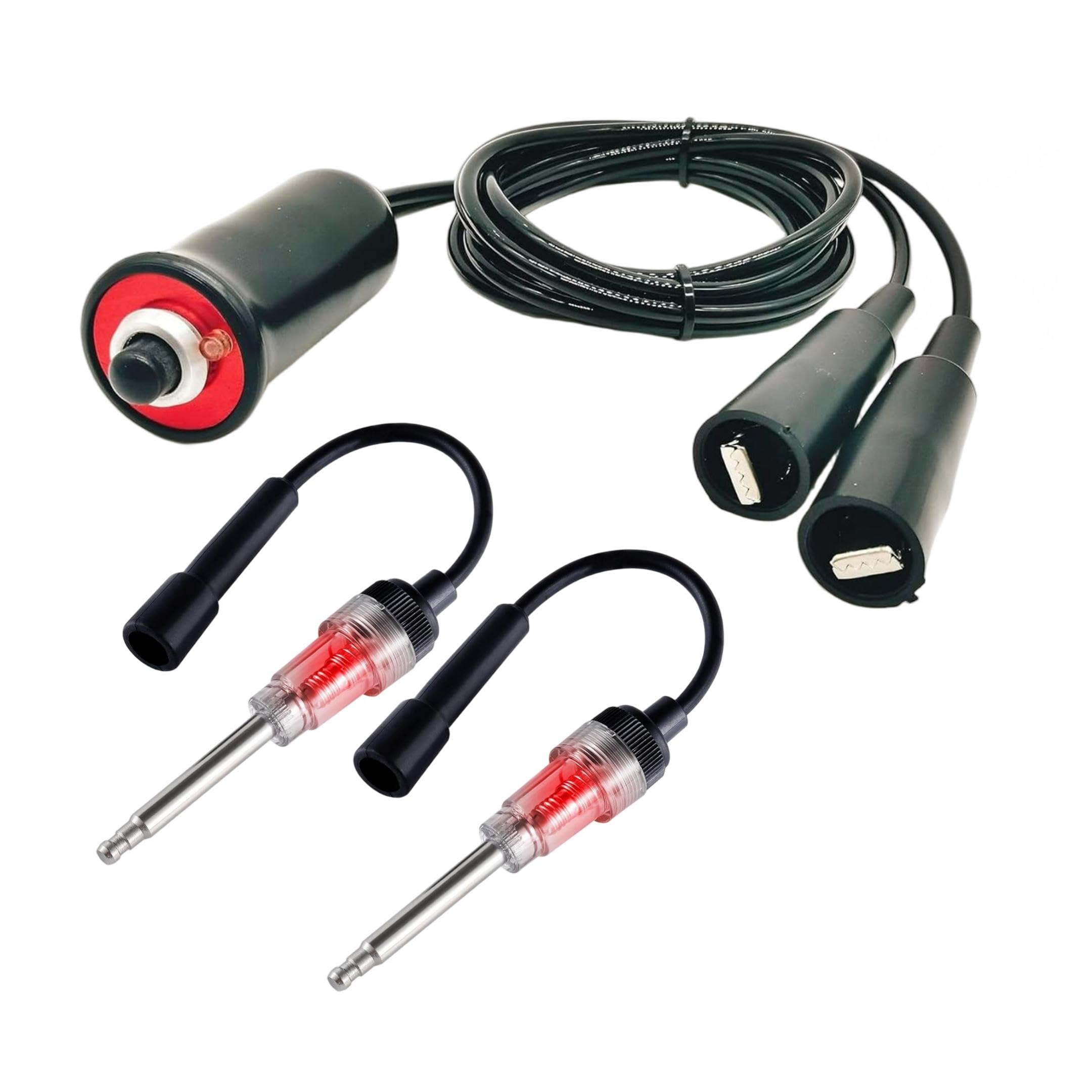 VCC 2-in-1 Engine Remote Starter Switch & Ignition Spark Tester Kit - Heavy Duty Remote Start Tool with Spark Plug Diagnostic Checker for Automotive