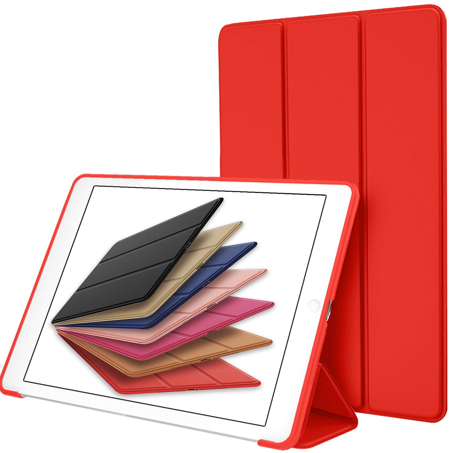 DuraSafe Cases for iPad PRO 10.5 Inch 2017 Air 10.5 3rd Generation 2019 [ Air 3 ] A1701 A2152 A2123 Magnetic Dual Angle Stand Cover with Protective Durable Shock Proof Back - Red (B08N1C9VQ4) Amazon Price History, Amazon Price Tracker