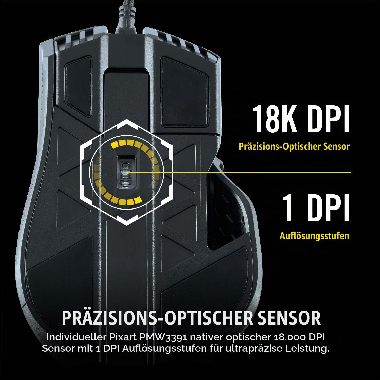 Corsair K55 RGB PRO Kabelgebundene Membran-Gaming-Tastatur (Dynamische Hintergrundbeleuchtung) QWERTZ, Schwarz & Ironclaw RGB Optisch FPS/MOBA Gaming Maus (18.000DPI Optischer Sensor) Schwarz