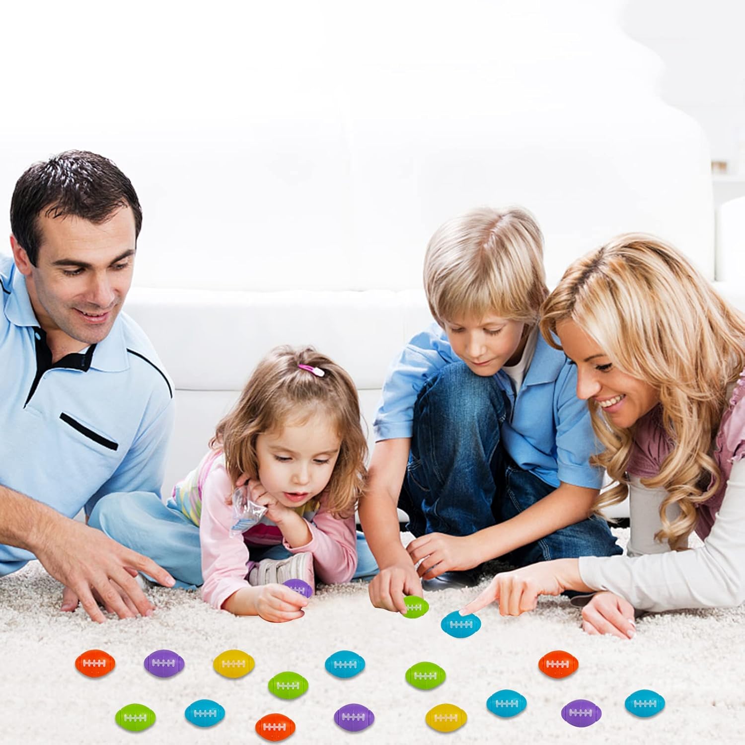 SCIONE 36Pack Football Fidget Spinner Football Party Favors for Kids 4-8 8-12 Goodie Bag Stuffers Treasure Box Toys for Classroom Prizes Return Gifts for Kids Birthday Party Favors - Image 5