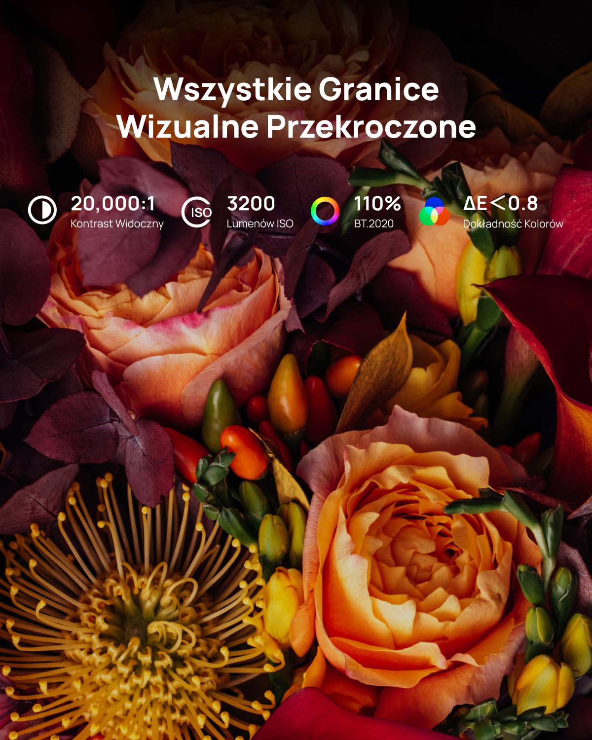 XGIMI Horizon 20 Projektor 4K Triple Laser RGB 3200 ISO lumenów | RGB Triple Laser, 20000:1, Dolby Vision, IMAX, 1ms/240Hz, 300". Do kina domowego, salonu i gamingu.