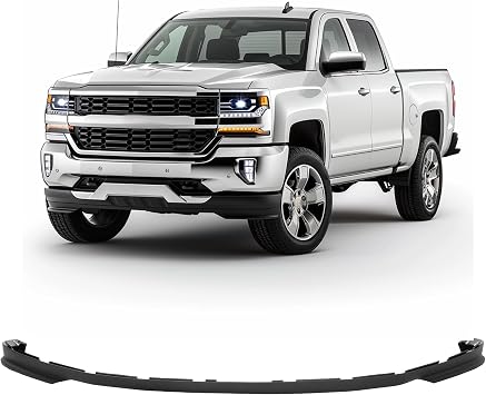 KUAFU Front Lower Bumper Air Dam Deflector Compatible with 2016-2018 Chevy Chevrolet Silverado 1500, 2019 Silverado 1500 LD Models Replace for GM1092250, 23496677 Valance Panel Plastic