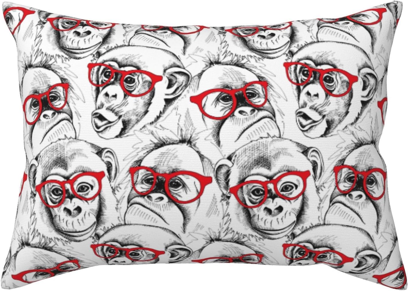 Buewutiry Monkey Super Soft Pillowcases with Envelope