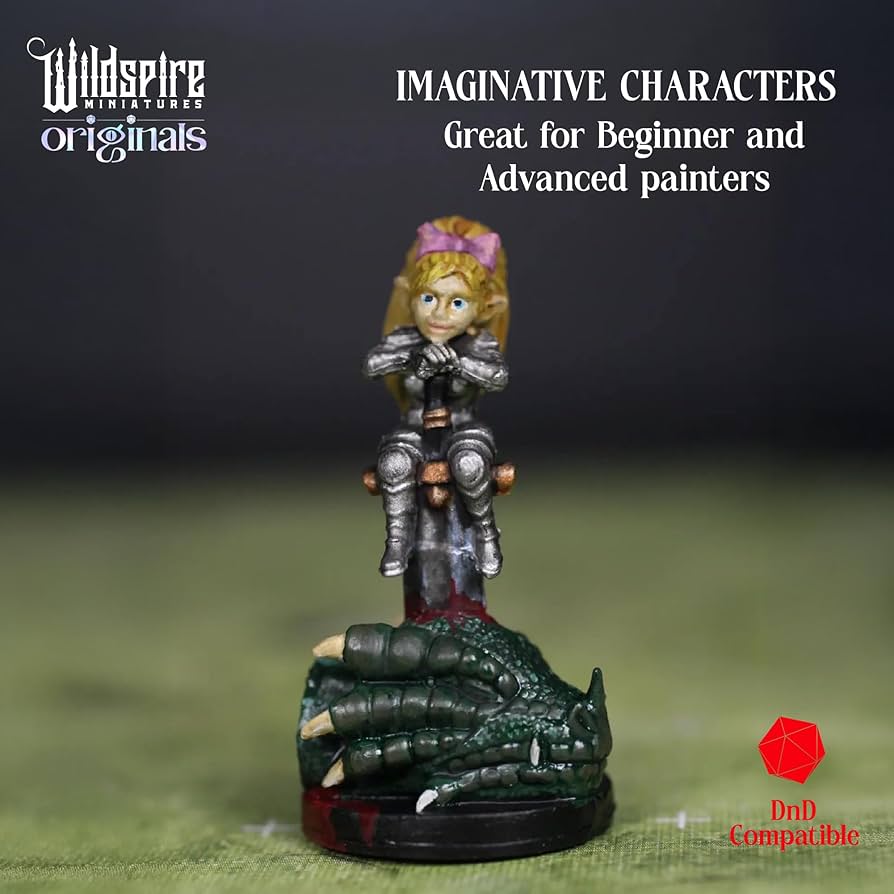 Amazon | Wildspire Hero DNDミニチュア用NPCミニチュア 28mm-32mm 未