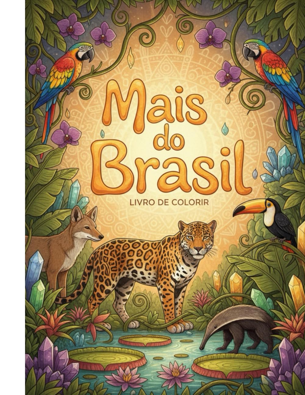 100 páginas para colorir: Mais do Brasil