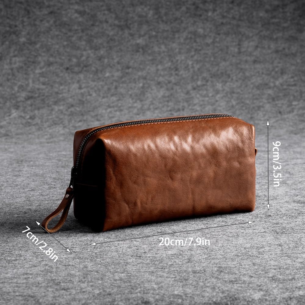 Neceser for Hombres y Mujeres, Bolsa de Viaje for Hombre, Estuche Organizador de artículos de tocador for Aseo, Kit de Afeitado Dopp Essentials de Viaje(Black)
