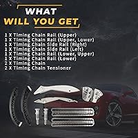 Vista 6 de Kit de cadena de distribución del motor, adecuado para 550i 645ci 650ci 735i 740i 745i 750i X5 N62B 4.8L, juego de cadena de distribución automotriz