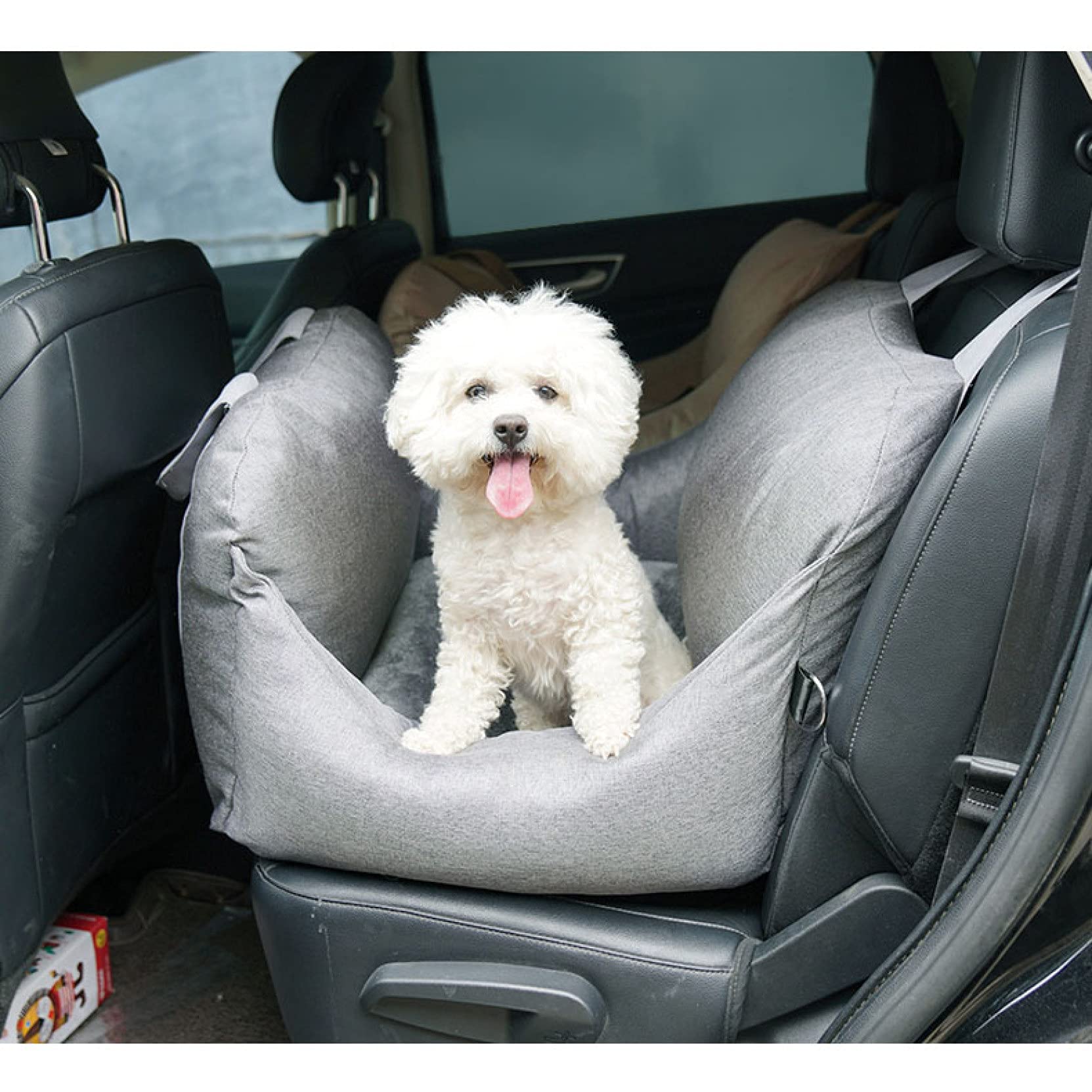 犬用 ドライブベッド 灰色 車用 ペットベッド ドライブボックス 飛び出し防止 Amazon.co.jp: ドライブベッド ドライブボックス グレー ドライブ