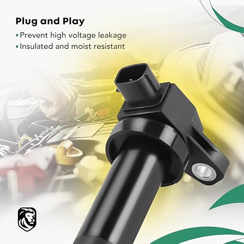 Miniatura 8 de YHTAUTO Juego de 6 bobinas de encendido de repuesto para Hyundai Santa Fe 2007-2009 Entourage 2009-2010, Kia Optima 2006-2010 Magentis 2007-2010,