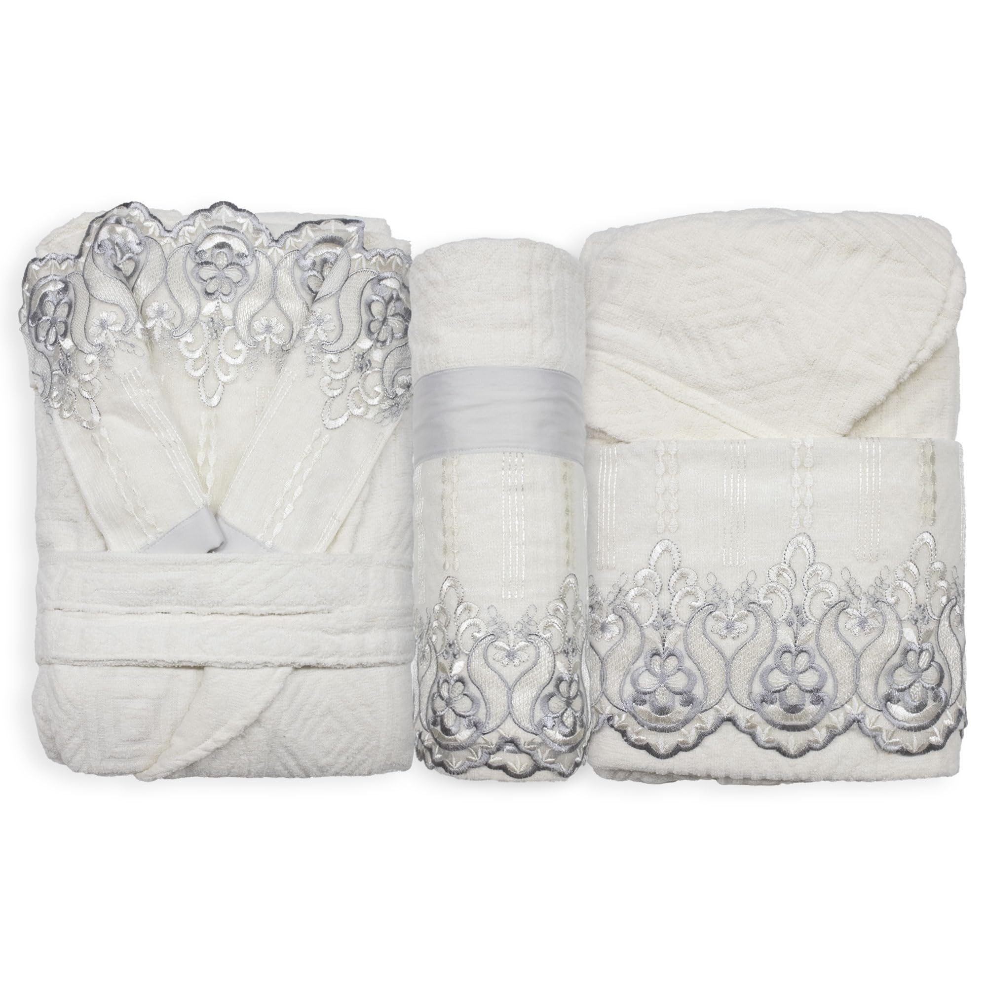  Nada Home Priscilla 0738 Renato Balestra Towel Set for Men and Women - Soft Absorbent Bath Towels
| Nada Home Priscilla