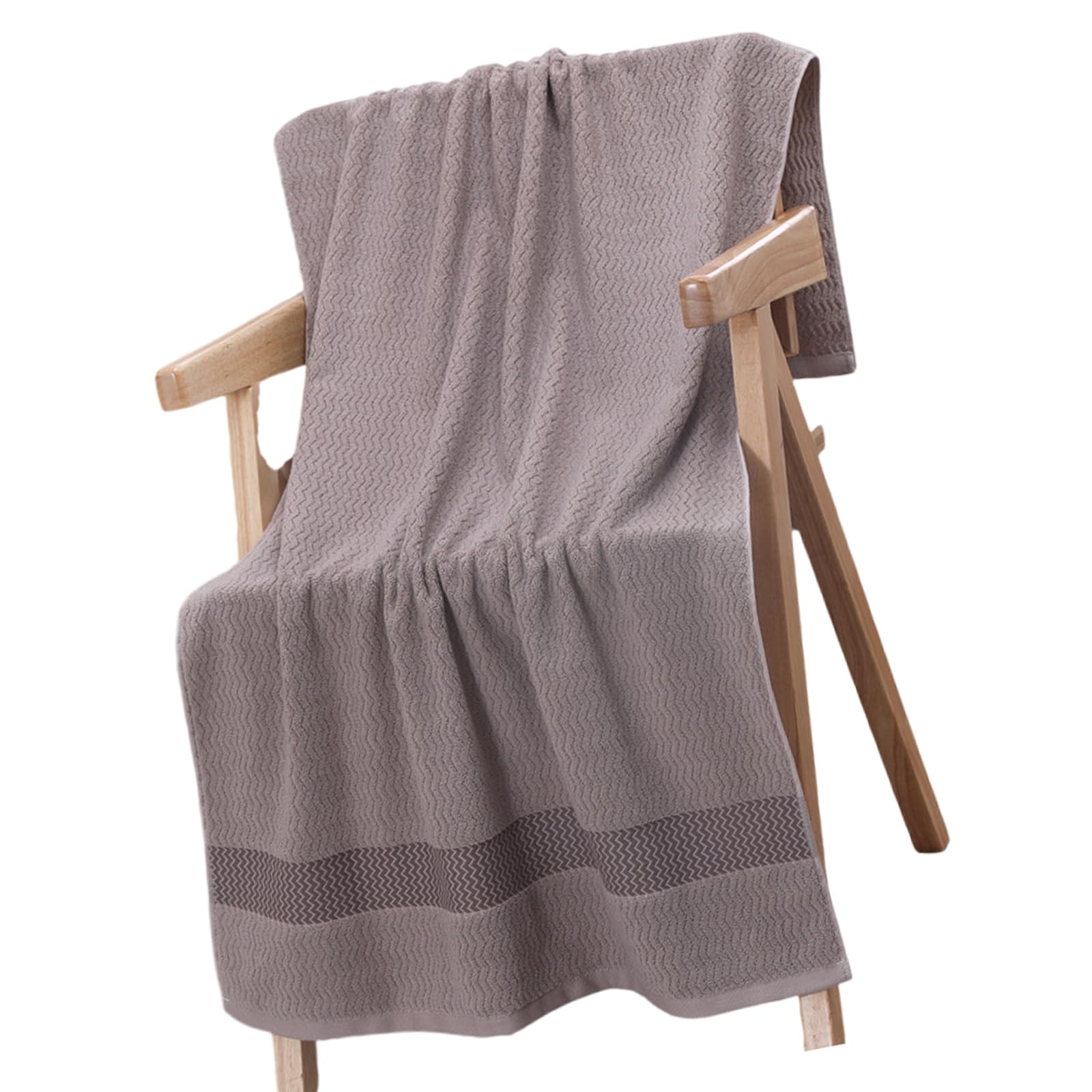 NVOQILIN Large Cotton Hand Towel Super Absorbent Thick Bath Towel Comfortable Beach Cotton Bath