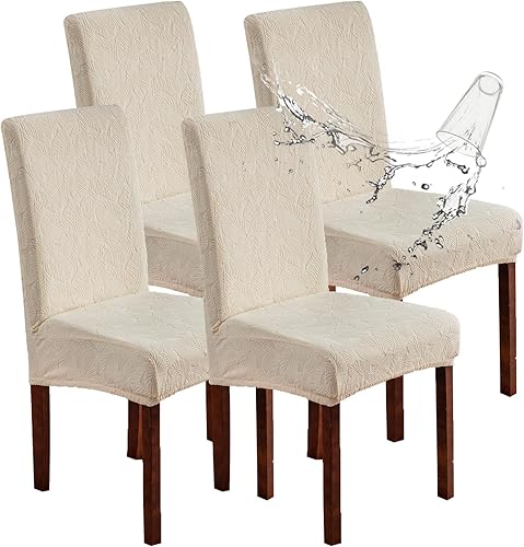 Miniatura 1 de Fundas impermeables para sillas de comedor, fundas elásticas para sillas Parsons, para comedor, cocina, funda protectora para silla de comedor,