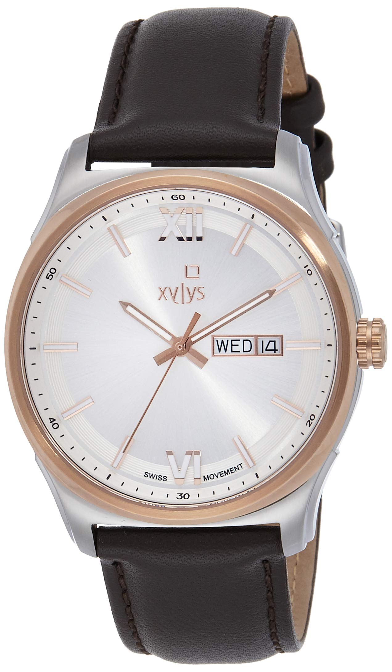 Xylys Analog Silver Dial Men's Watch-NL40023KL01E : Amazon.in: Fashion