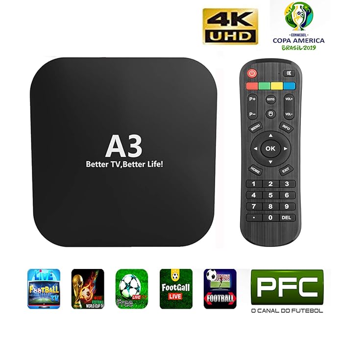 Buy IPTV Brazil Newest A3 Box Based on A2 Better Than HTV 5 6 IPTV 5 6