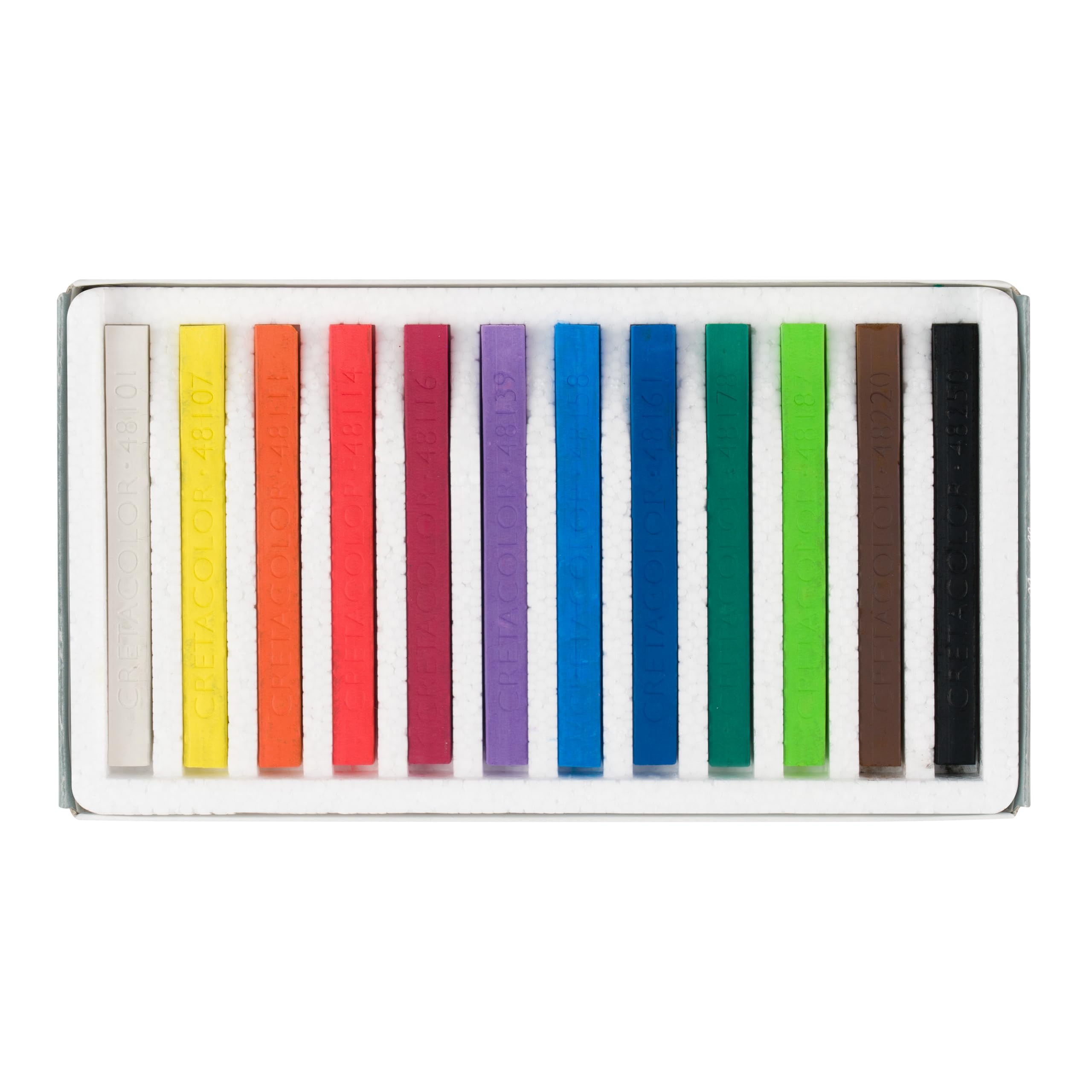 Cretacolor Carres 12 Assorted Bright Colours