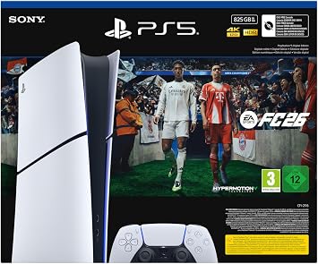 وحدة تحكم الألعاب الرقمية Sony PlayStation 5 / حزمة ألعاب FC26 (Bilkom - الموزع الرسمي مضمون)