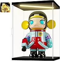 Vista 19 de Vitrina de acrílico para coleccionables, cajas de acrílico transparente para figuras de exhibición, memoribilia, casco de construcción iluminado