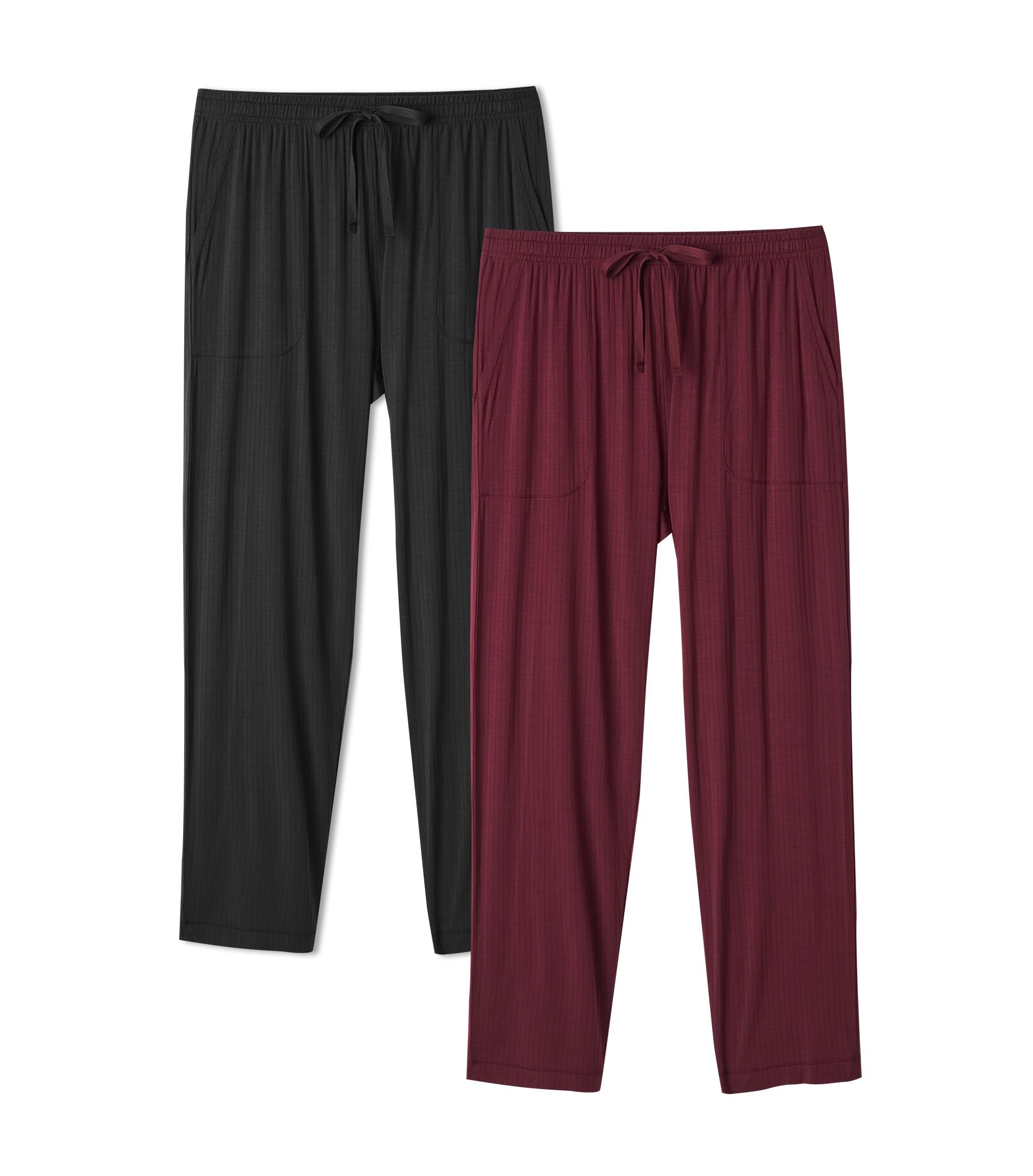 DAVID ARCHY Men's Bamboo Rayon Pajama Pants
