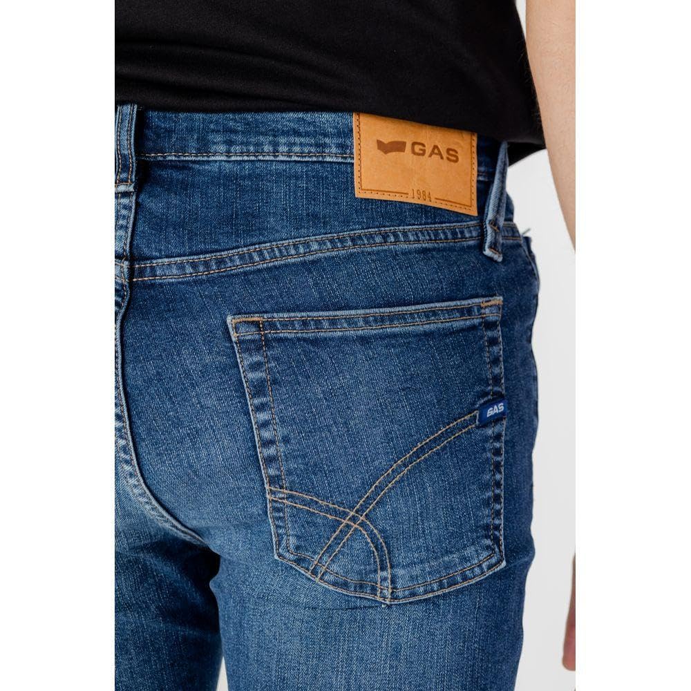 gas Jeans Uomo Albert Simple Rev Slim Fit a7273-33du