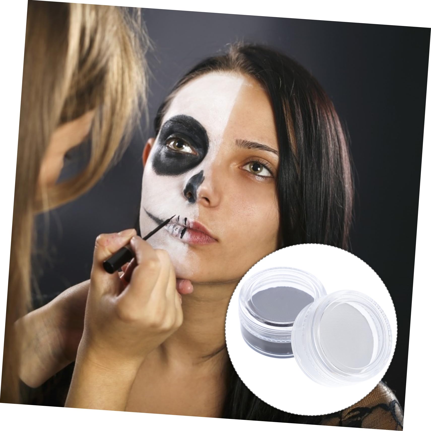 FRCOLOR 8piezas Kit De Maquillaje Especial Halloween Facial y Para Cosplay y De Disfraces