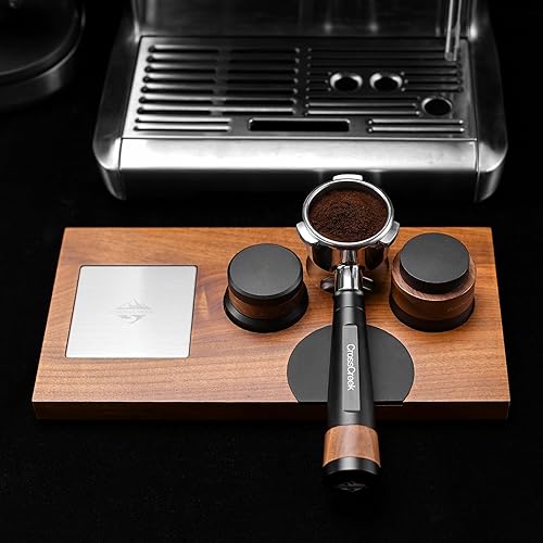 Miniatura 9 de Portafiltro de doble boquilla espresso de 2.283 in con 2 orejas  Compatible con E61  FlairRocketSanremoExpobar, etc.  Cesta de acero inoxidable y