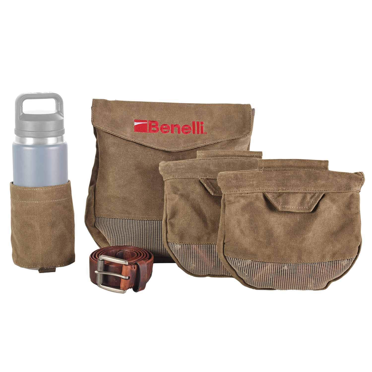 BENELLI Lodge Dove Belt and Pouch Kit Olive Green